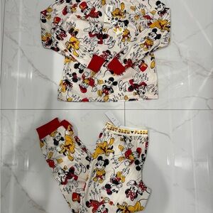 Disney Mickey Mouse and Friends Graphic Tee - Red, Yellow, Black